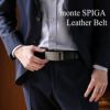 ベルトメンズオートロックベルト自動ベルト牛革本革ベルトビジネスレザーmonteSPIGA