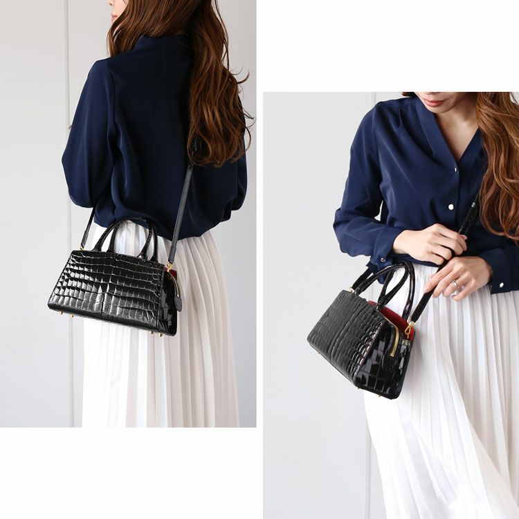 ナイルクロコダイル2wayショルダーバッグ