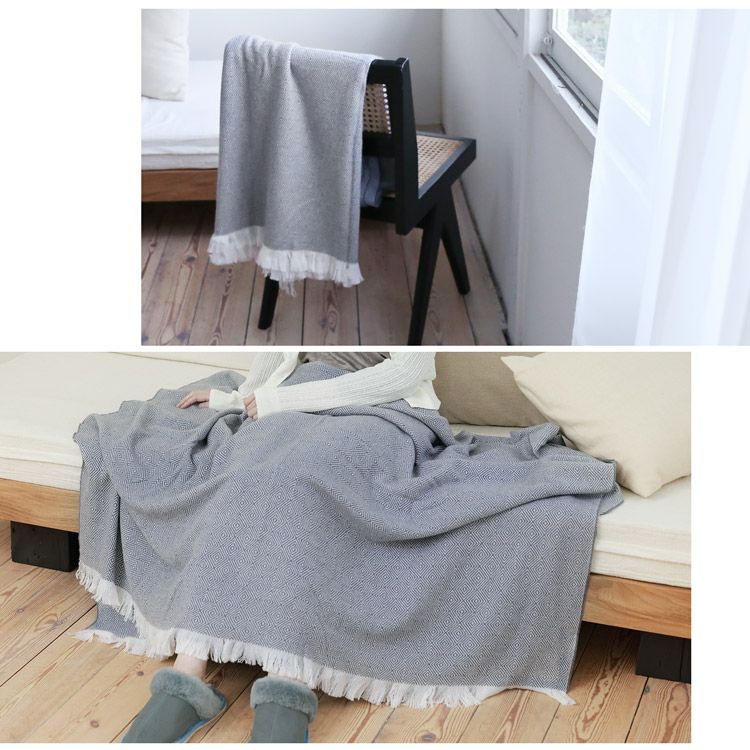 カシミヤ100%ブランケット薄手ふんわり