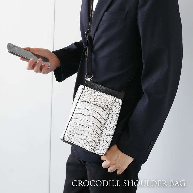 クロコダイルミニショルダーバッグ