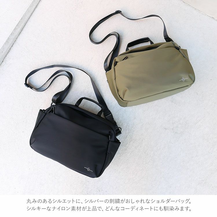 ショルダーバッグストレッチナイロン軽量2WAYメンズ(09000656-mens-1r)