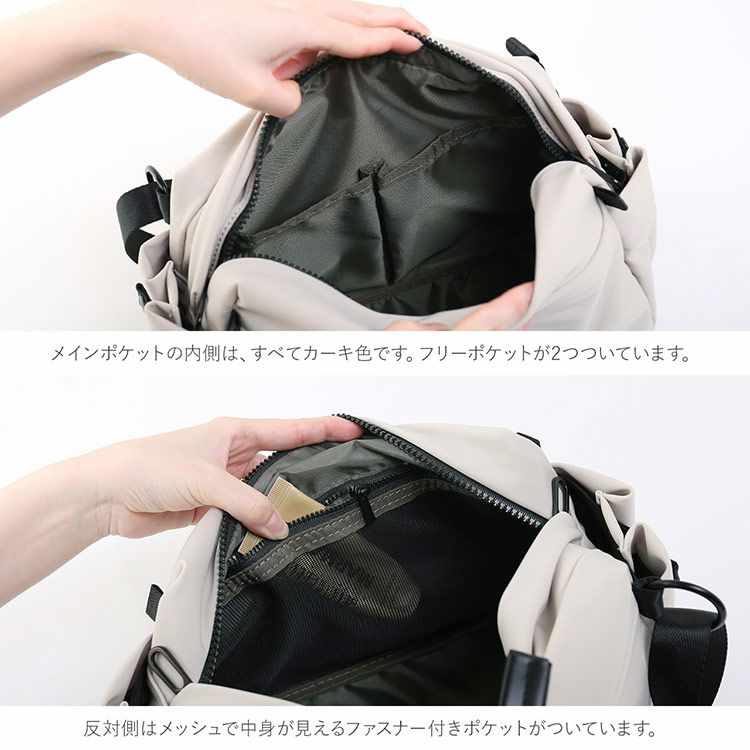 ショルダーバッグストレッチナイロン軽量2WAYメンズ(09000656-mens-1r)