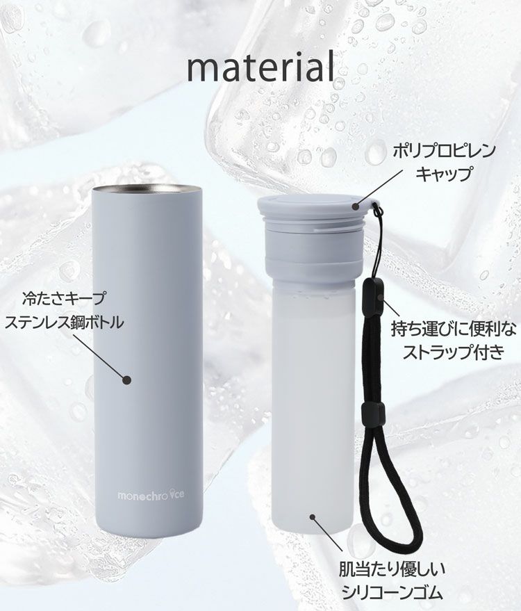 氷のう氷嚢ストラップ付き持ち運び保冷熱中症対策魔法瓶マテリアル
