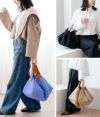 HALEINE折りたためるハンドバッグレディースオリガミバッグMサイズLサイズ