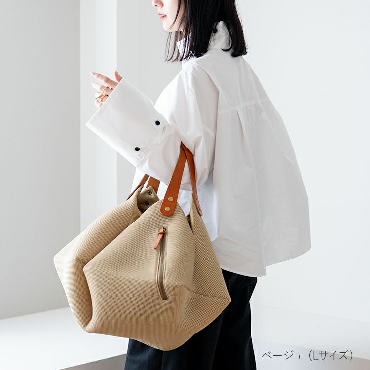 HALEINE折りたためるハンドバッグレディースオリガミバッグMサイズLサイズ