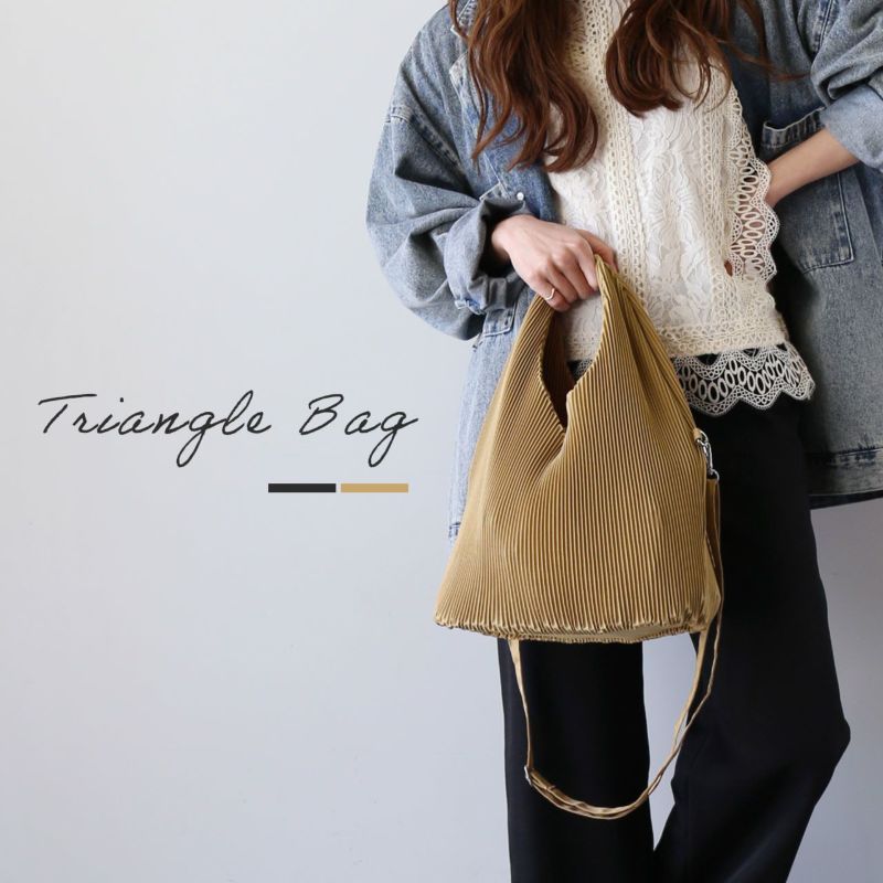 トライアングルバッグトートバッグ2way三角トートレディース肩掛けミニトート
