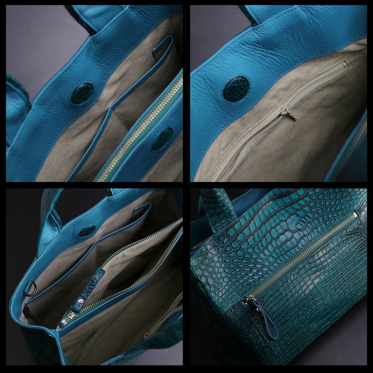 クロコダイルバッグの内装