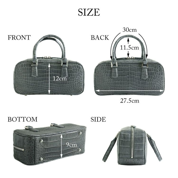 極美品 三宝 クロコダイル ミニボストンバッグ 2WAY ブラック マットクロコ 極美品 三宝 クロコダイル ミニボストンバッグ 2WAY ブラック