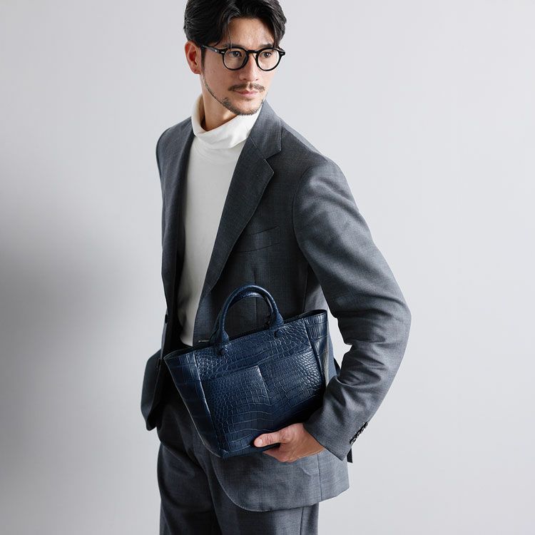 クロコダイルトートバッグ