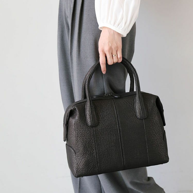 フォーマルバッグレディースシャークスキンブラック