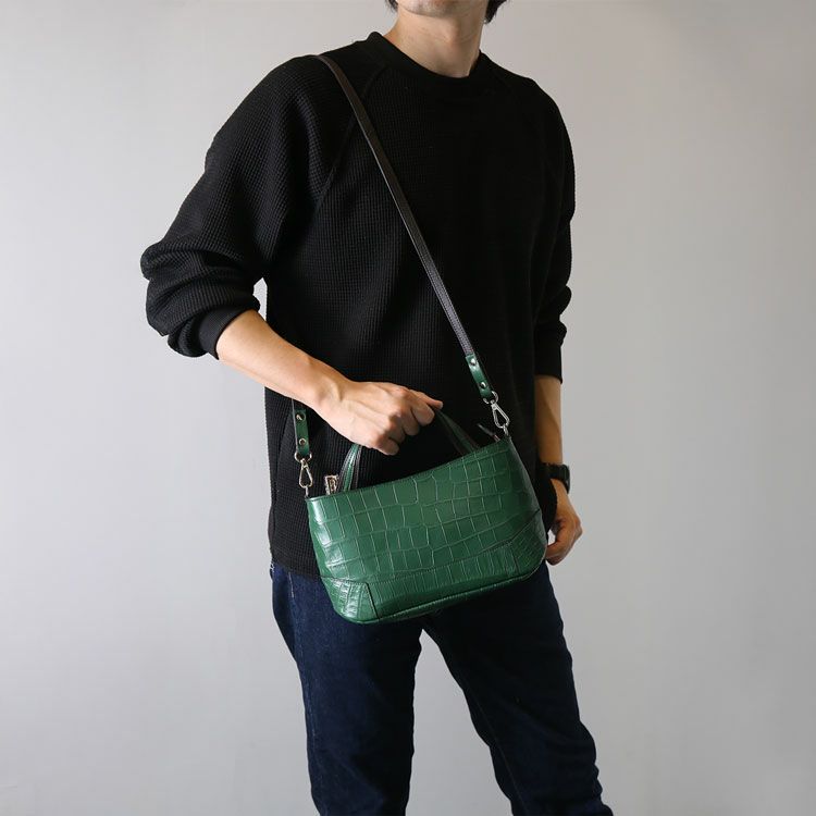 クロコダイル2wayハンドバッグ