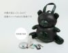 クマさんぬいぐるみリュックサック牛革クロコダイルレディース