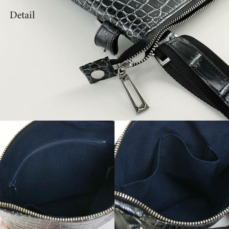 日本製クロコダイルバッグ