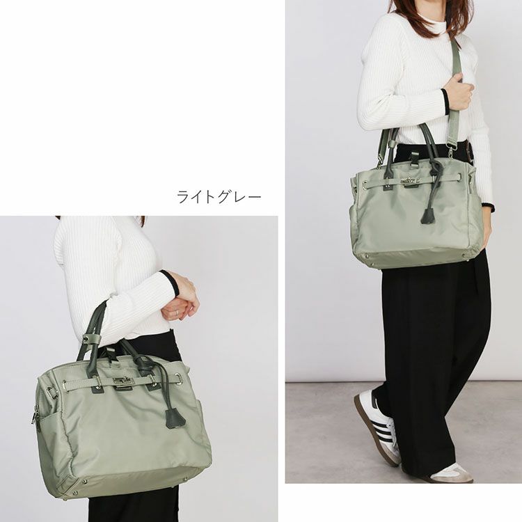 バッグレディース4wayハンドバッグナイロンA4PC収納