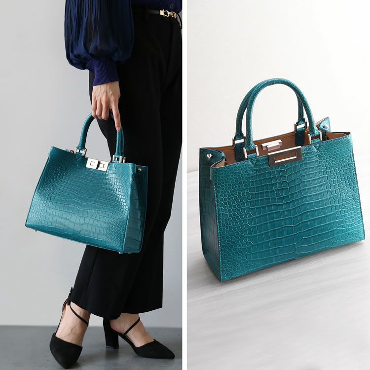 スモールクロコダイル2wayトートバッグ