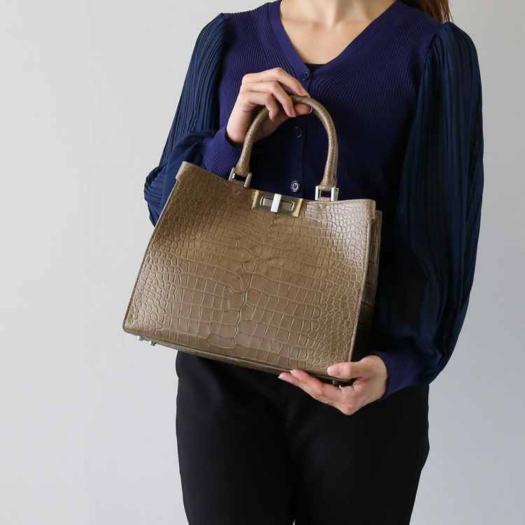 スモールクロコダイル2wayトートバッグ
