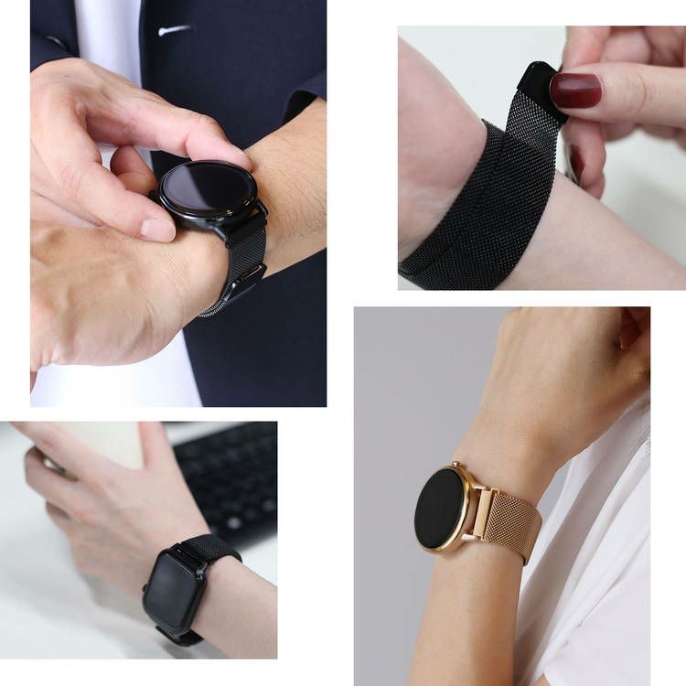 EDEW WEAR メッシュ メタル 時計ベルト 付け替え用 20mm 22mm