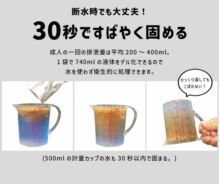 家族のもしもに備える非常用トイレ《トイレ備え隊》