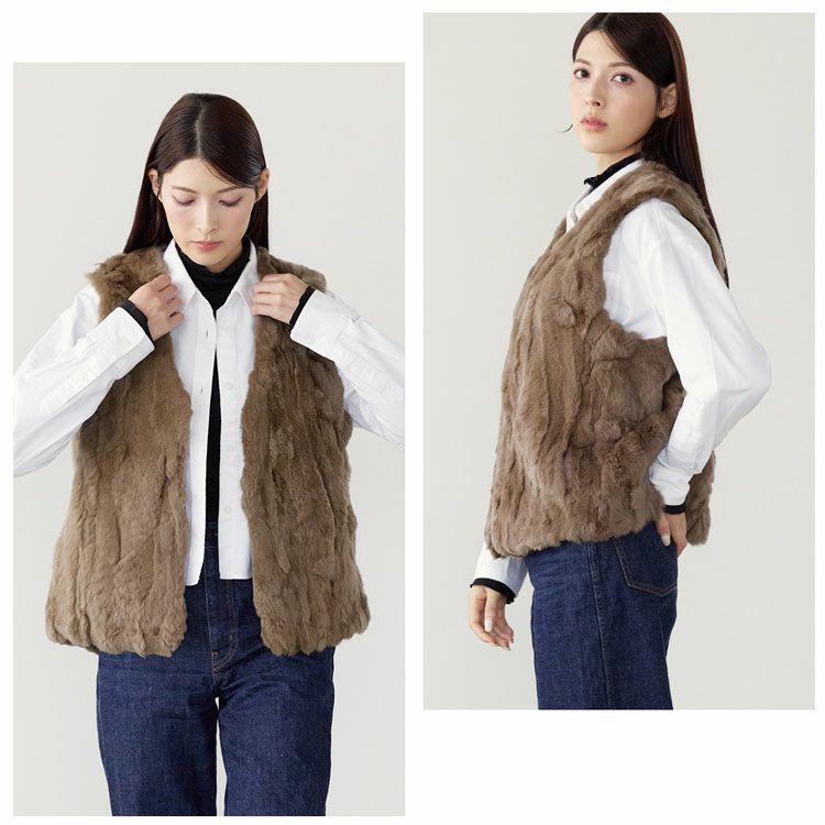 ファーベストレッキスファーベストVネックレディースブラック(01000917r)