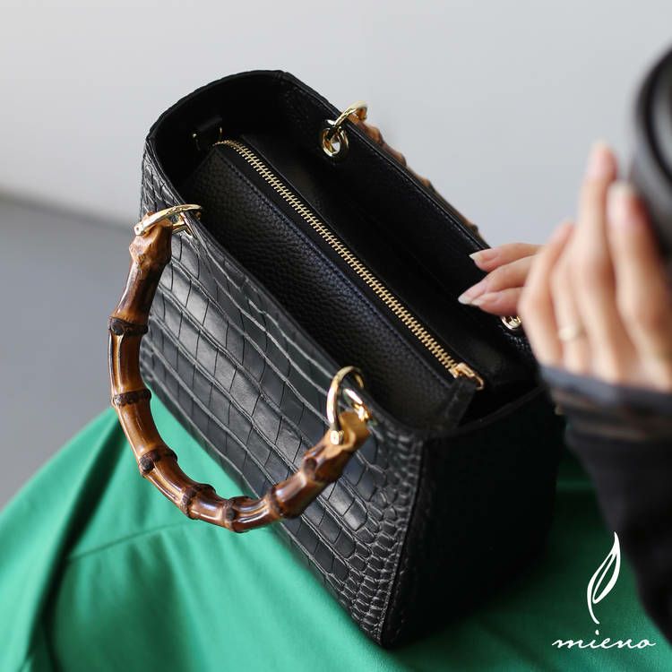 バンブーハンドル×イタリアンレザー