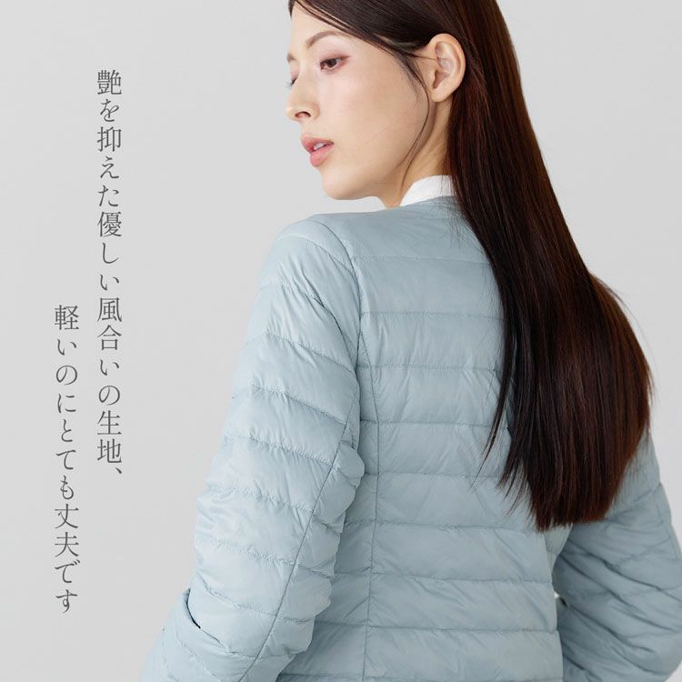 ライトダウンレディースダウンジャケットインナーダウンダウンライトダウンジャケットfilomoダウン80%(08000347r)