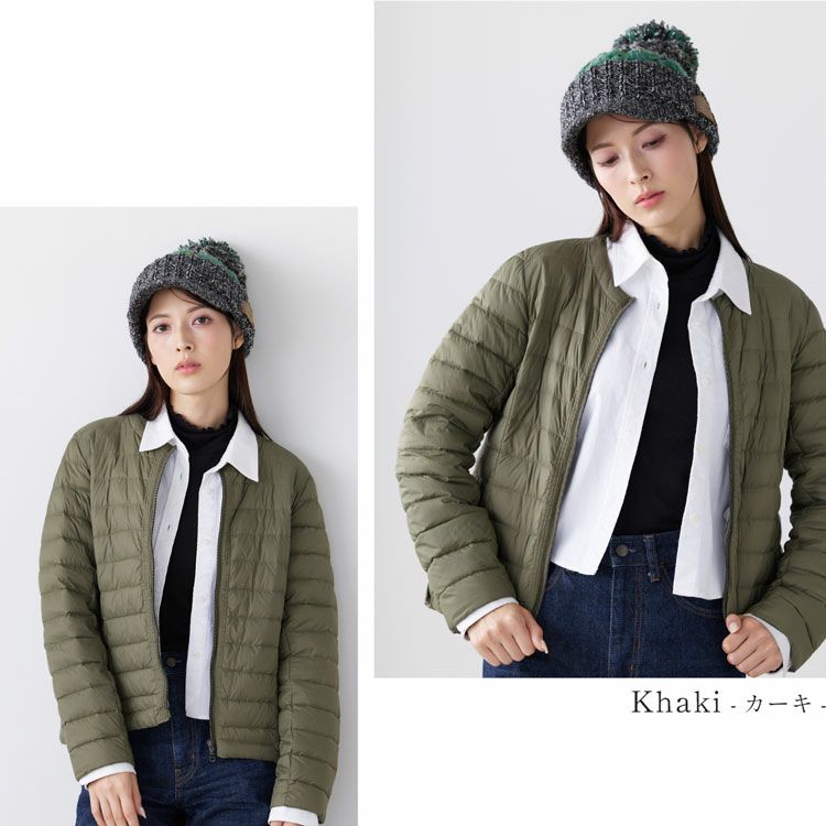 ライトダウンレディースダウンジャケットインナーダウンダウンライトダウンジャケットfilomoダウン80%(08000347r)