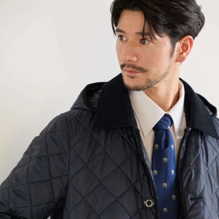中綿ダウンコート メンズ キルティングコート