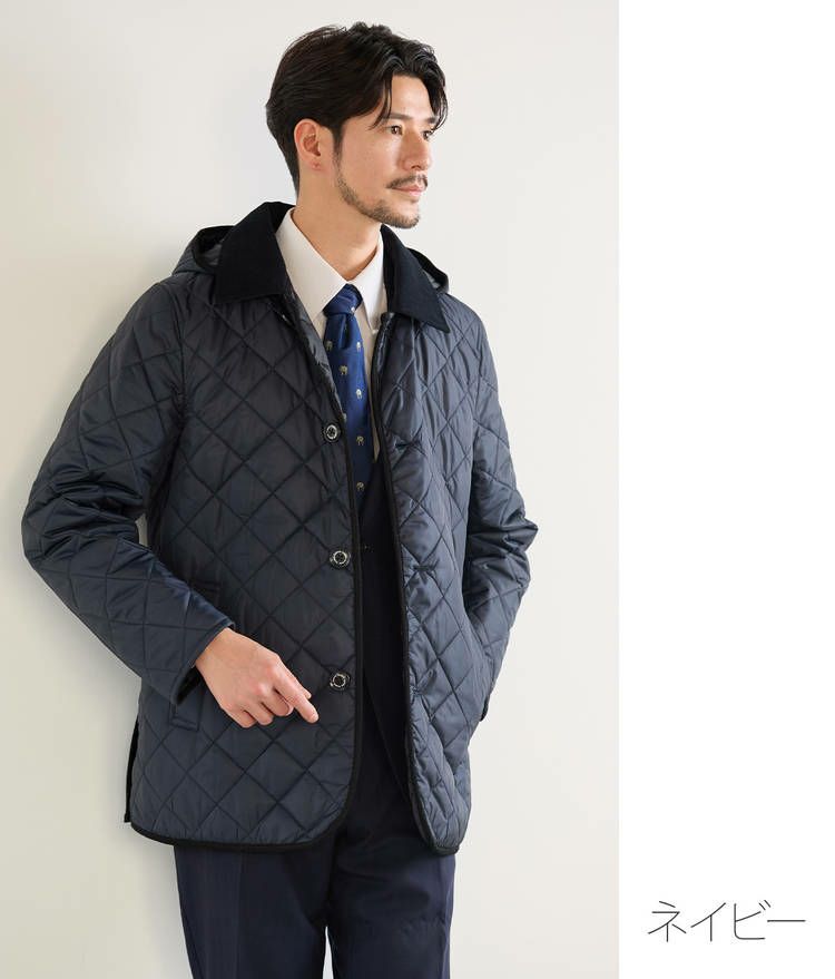 中綿ダウンコート メンズ キルティングコート