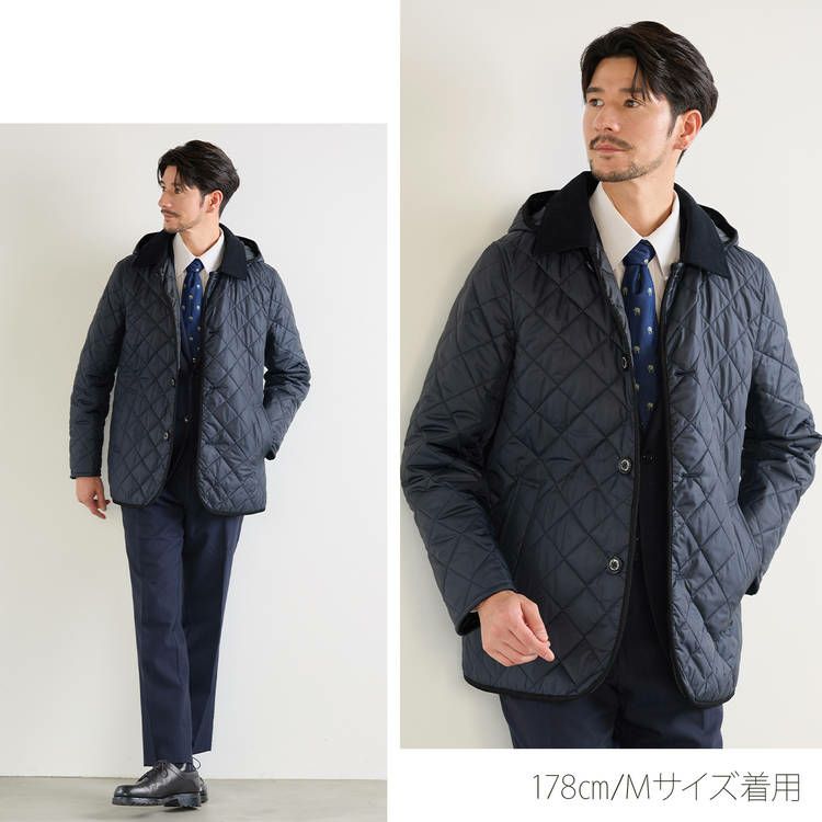 中綿ダウンコート メンズ キルティングコート
