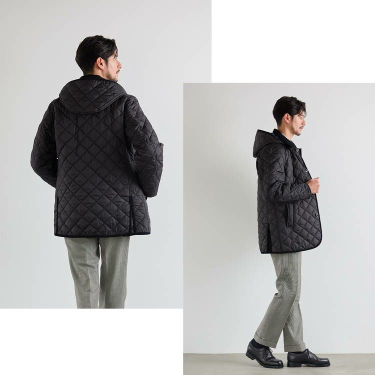 中綿ダウンコート メンズ キルティングコート