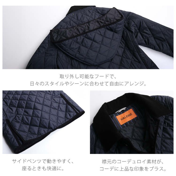 中綿ダウンコート メンズ キルティングコート