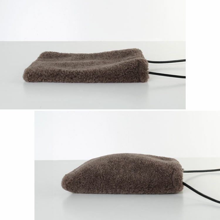 ファーバッグショルダーエコファー斜めがけバッグレディースムートン風フェイク【ネコポスで送料無料】(07000690r)