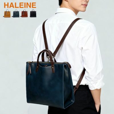 HALEINE [アレンヌ] カイマン レザー ハンド バッグ 2WAY 5F