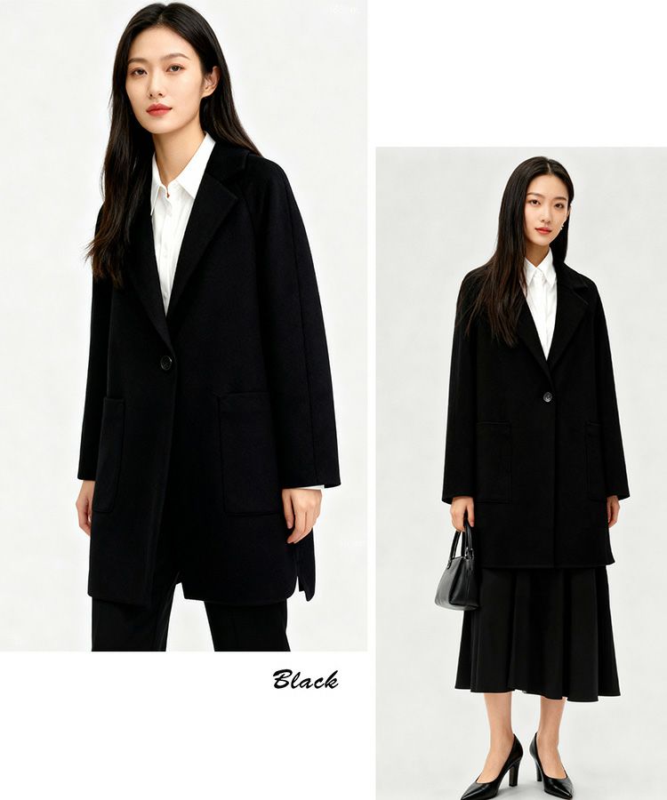 Filomo カシミヤブレンド ウール チェスターコート Filomo ブランド チェスターコート カシミヤ ブレンド ウール ラグラン