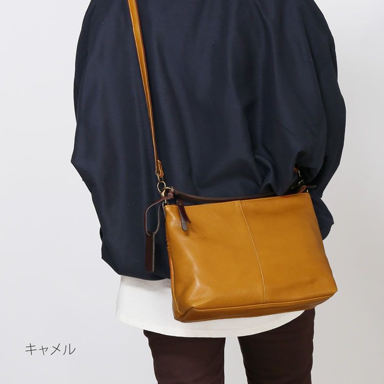 本革2wayバッグ日本製