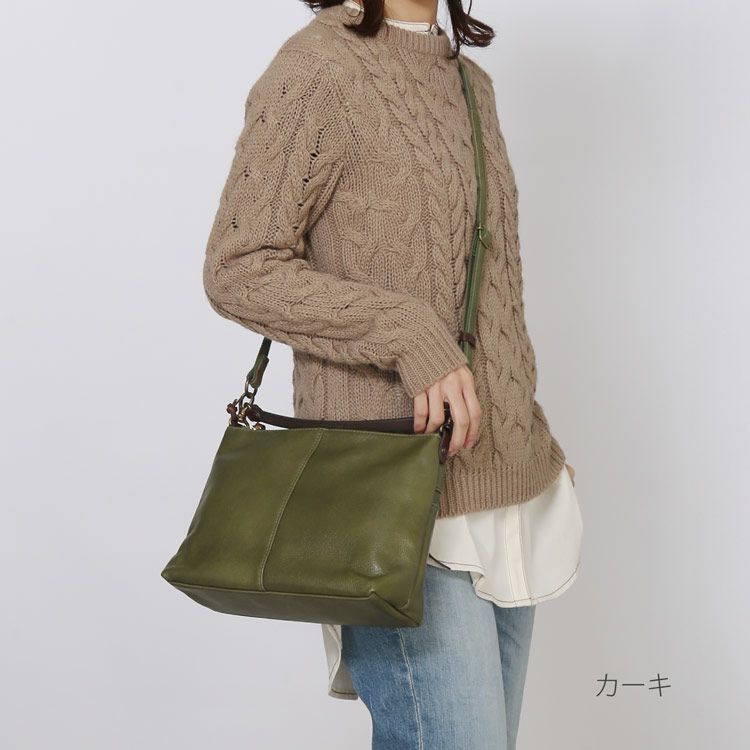 本革2wayバッグ日本製
