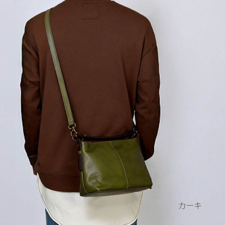 本革2wayバッグ日本製