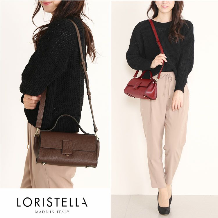 ハンドバッグレディースバッグブランドLORISTELLAロリステッラ2wayショルダー(07000708r)